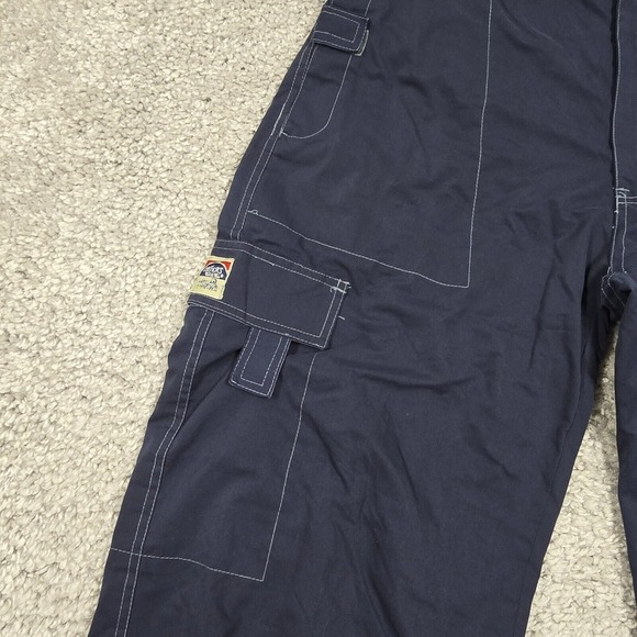 Carters Watch The Wear Pants Adult Large (Fits 34x30) Blue Cargo Lined Hip Hop - Picture 3 of 14